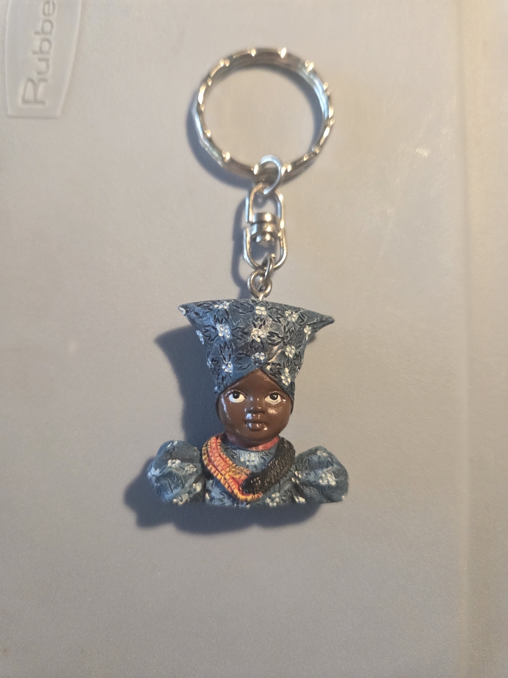 Blue Fabric-Style Doll Keychain - Kids Toys